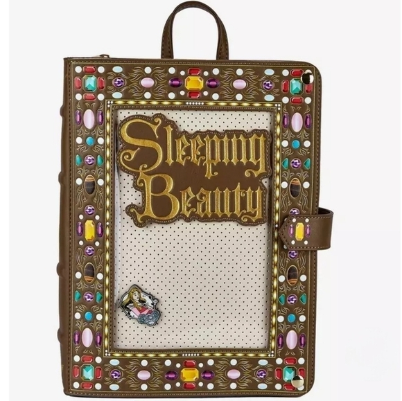 Loungefly Sleeping Beauty Pin Collector Backpack - Picture 14 of 14